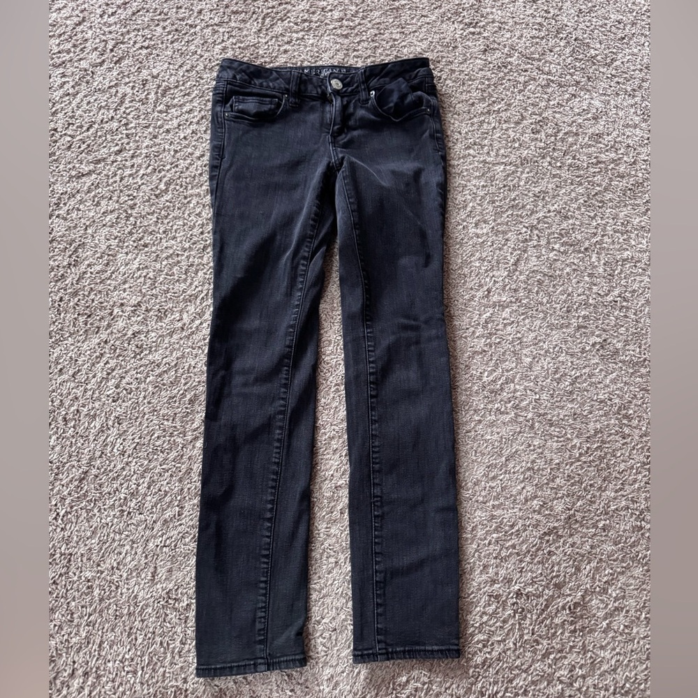 American Eagle Skinny Jeans Women’s 4 Regular Black Stretch Denim